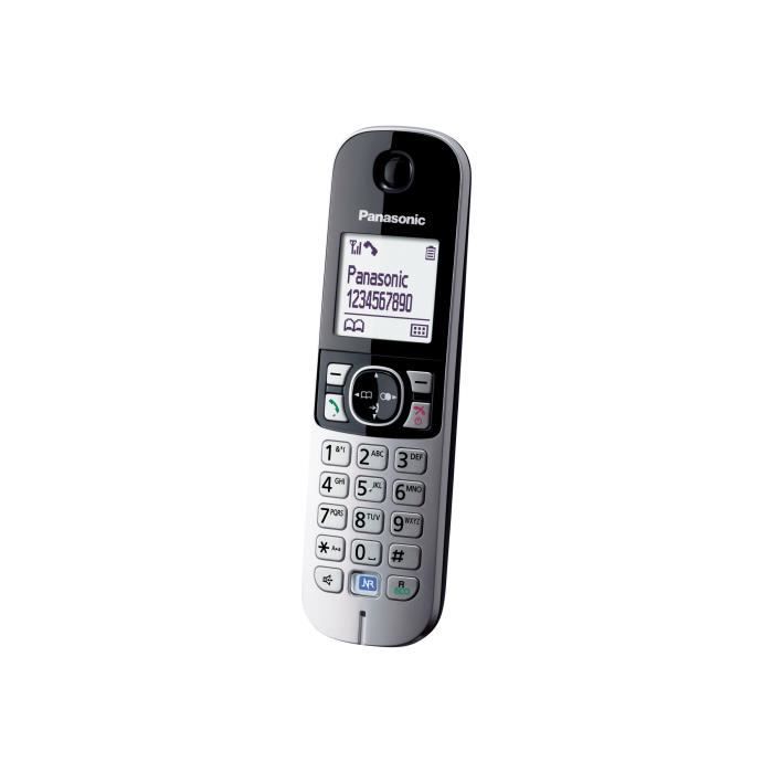 Téléphone sans fil PANASONIC KX TG6811 ID dappelant DECTGAP