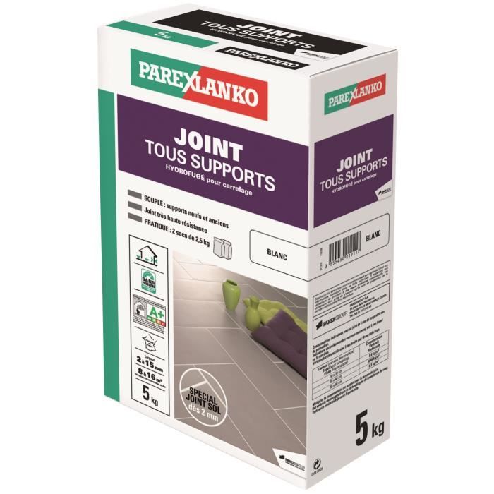 Joint Tous Supports Blanc 5 Kg Parexlanko Achat Vente Joint Colle Joint Tous Supports Blanc 5 Cdiscount