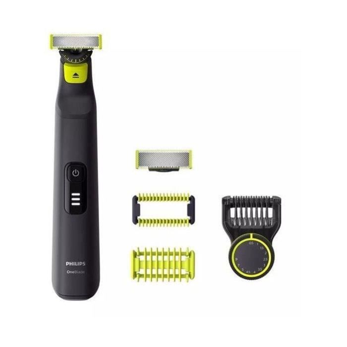 PHILIPS - Rasoir tondeuse barbe - OneBlade Pro - autonomie 90 mn - batterie LI-ION - noir - QP6541.16