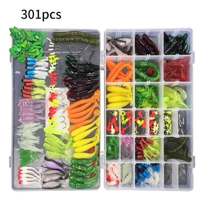 Ensemble de 5 leurres de pêche à vibration en surface, appâts