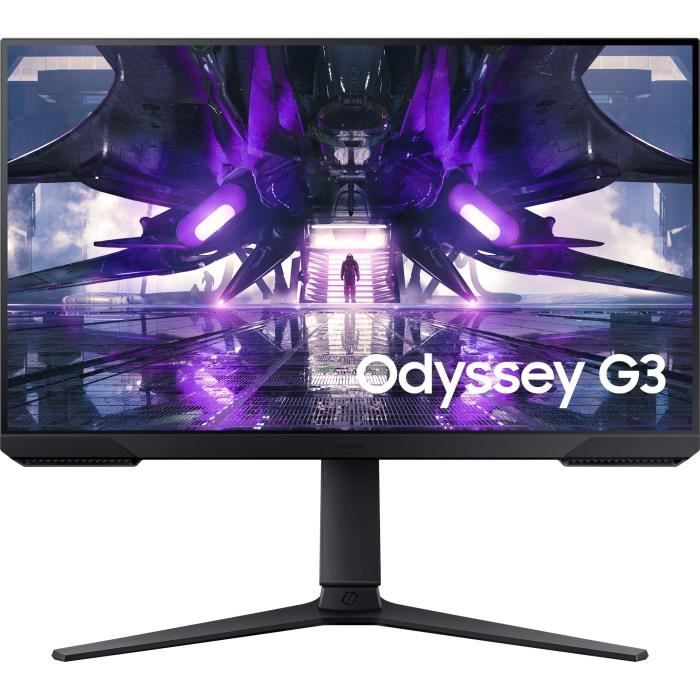 Samsung Ecran PC Odyssey G3 24'' 144Hz 1ms MPRT Dalle VA Résolution 1920 x 1080 3 000 : 1 250 cdm² AMD FreeSync Premium Eye Saver Mode & Flicker Free Pied Ajustable HDMI DisplayPort - vue 4