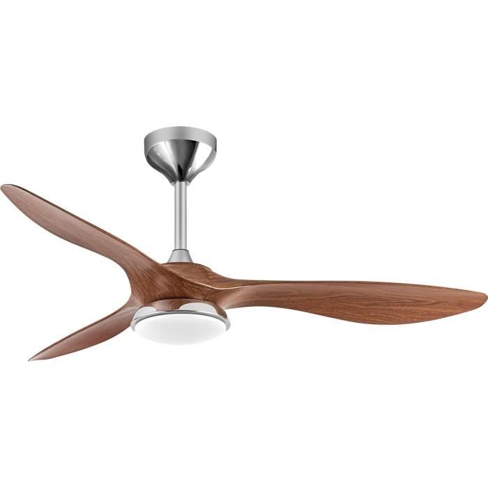 Ventilateur de plafond Arius 132 cm avec éclairage et