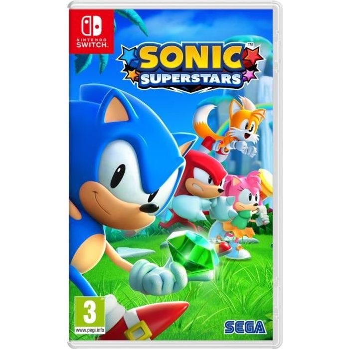 Jeu de plateforme - Sonic - Sonic Superstars - Nintendo Switch - Aventure 2D - Emerald Powers