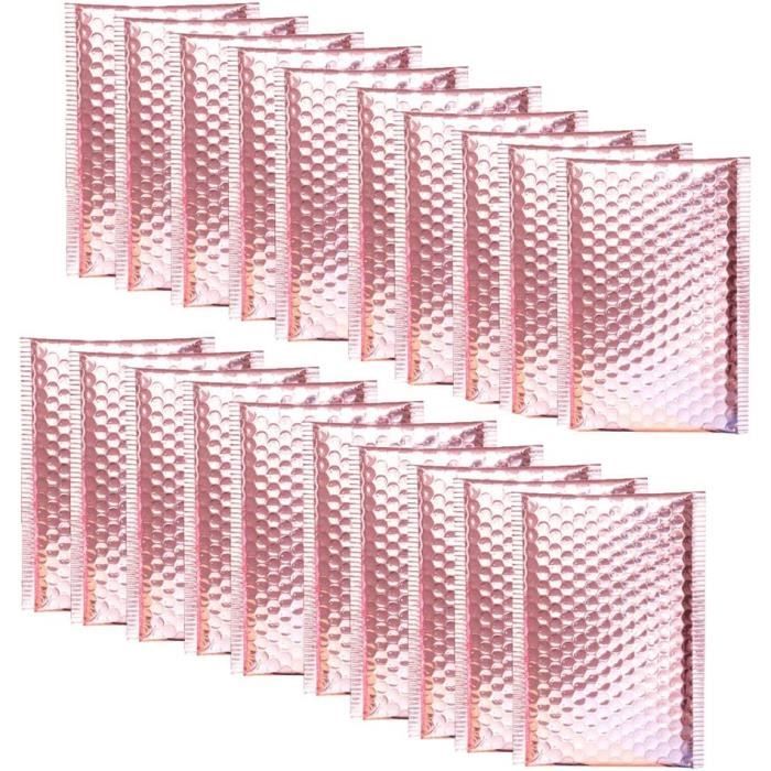 Enveloppes à Bulles Holographiques - Lot De 25 - 21,5x30 Cm, Autocollantes, Imperméables - Pour Envoi De Petits Colis - 3