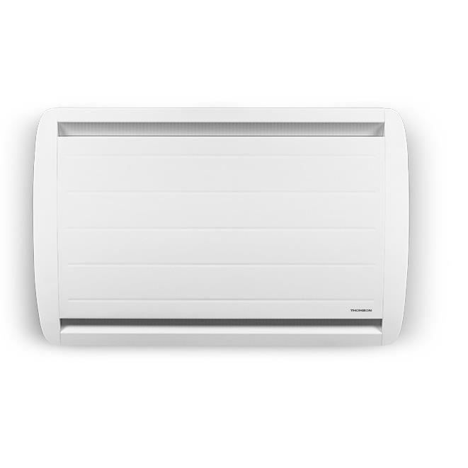 THOMSON - THRFIT2000 - Radiateur connecté - Inertie sèche - 2000 watts - Ecran LCD - 3 modes - Antisalissure - Blanc