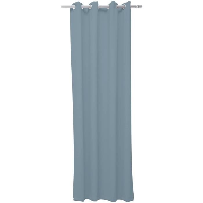 Rideau à Oeillets - 140X240 - Denim - TODAY Essential - 356011