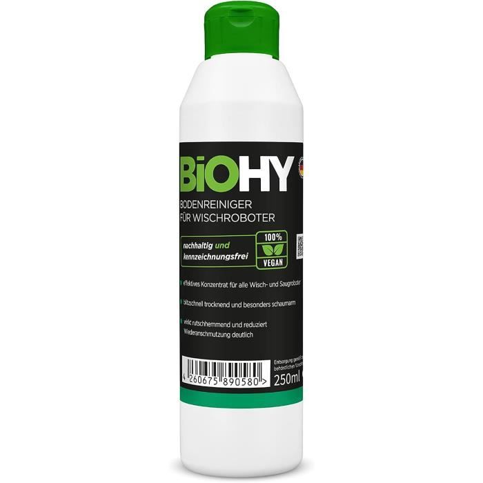 Nettoyant Sol BiOHY Pour Robot Laveur - 3 X 1L Concentré écologique - Made In Germany