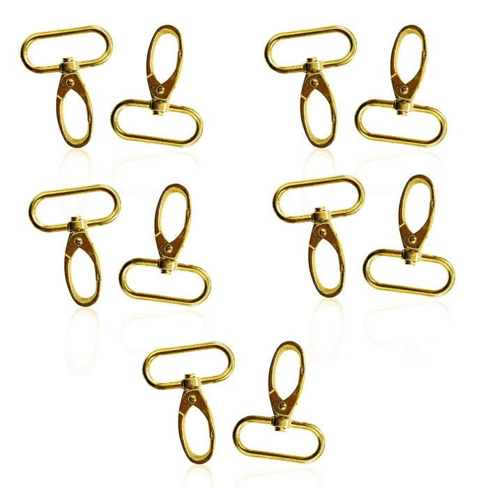 Lot De 5 Mousquetons Ovales à Ressort 25x12 Mm - En Alliage De Zinc Argenté, Pour Sacs, Bijoux, Porte-clés