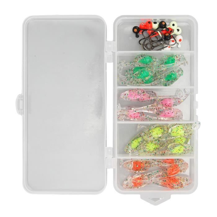 Kit 150 Leurres Souples Silicone 25mm - Vers Nageurs Pour Pêche Mer Et Rivière