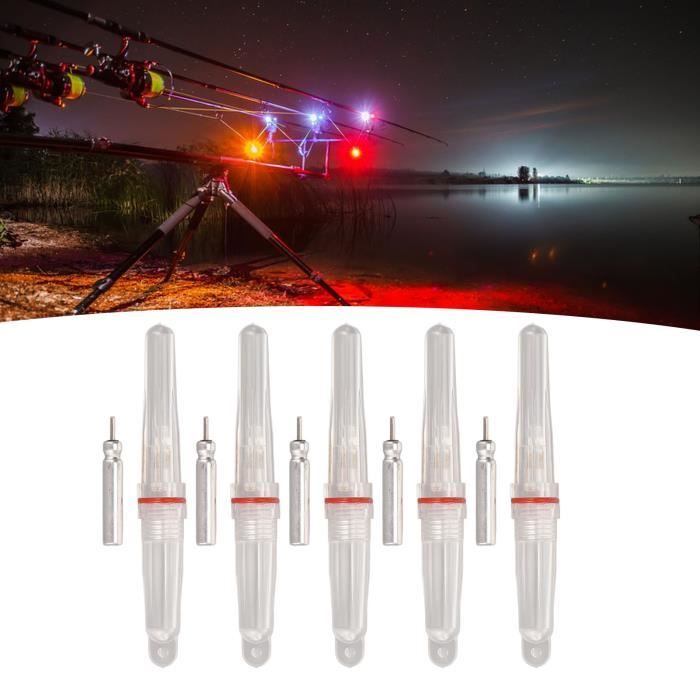 VGEBY Leurre de pêche à la crevette lumineux 3.5g avec hameçons à
