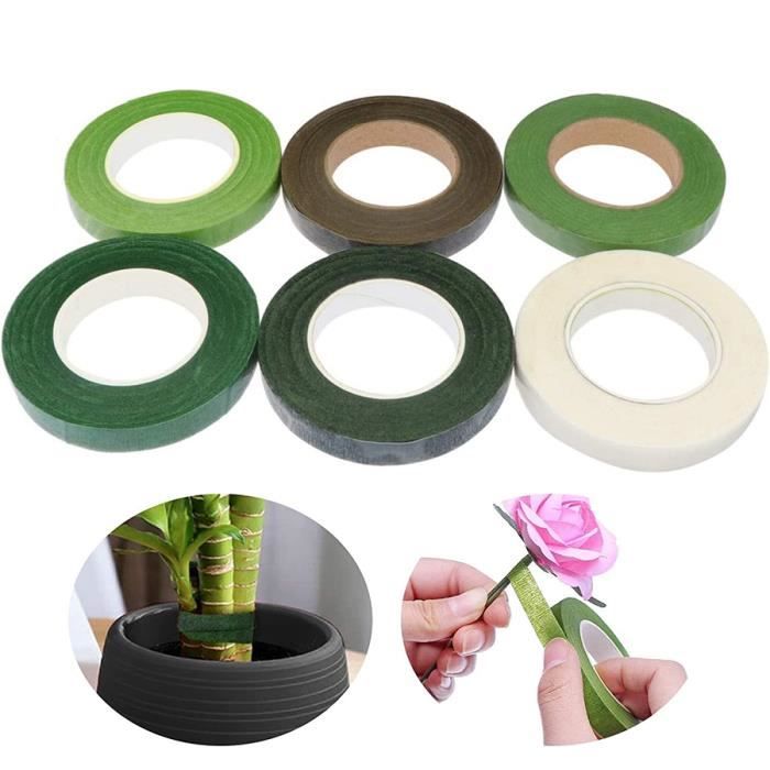 Essen 11 pouces ruban de papier vert fleur tige Wrap Floral fleuriste  artisanat accessoire à créer soi-même 