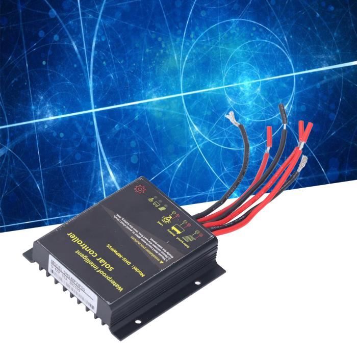 Contrôleur De Charge Solaire étanche 12V/24V Pour Lampadaire - Protection Surcharge/décharge/court-circuit - 10