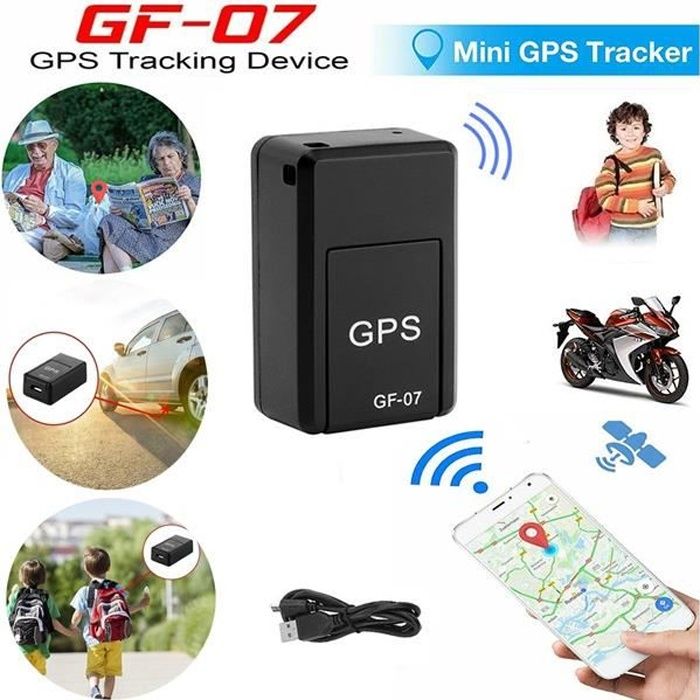 Traqueur GPS Voiture, Traceur Localiser, Moto, Véhicule, Camion, Vélo Longue Durée en Temps