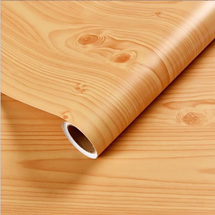 Panneaux Muraux Autocollants Bois Véritable Mosani – 0,9x0,128 M, Couleur Brun/gris