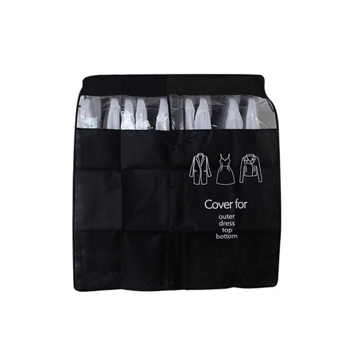 Housses De Vêtements Long, Housse De Rangement Anti-poussière De 180 Cm Pour Robe De Mariee Soiree Housse Pour Costume Penderie Protection Pliable 60180cm 86469539