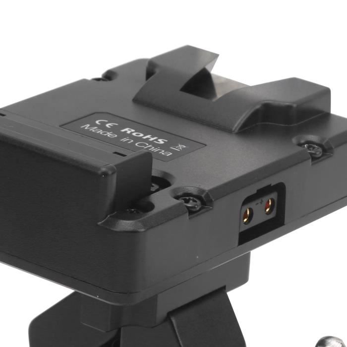 Support Batterie V-Lock Plaque Montage V Avec Sortie D-Tap - Compatible Caméra Type V