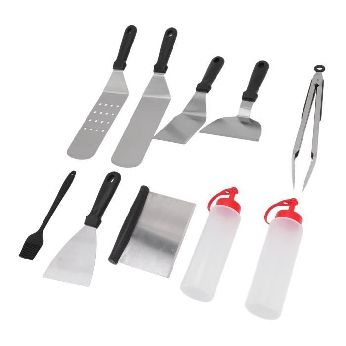 Lot De 3 Spatules De Four En Nylon + 2 Lanières élastiques - Outils De Nettoyage Cuisine Et Barbecue - Résistantes à La Chaleur - 1
