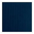 Atmosphera - Tabouret en Velours Bleu plissé Solaro H 41 cm-1