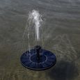 180L / H 1.4W Pompe à eau flottante fontaine d'énergie solaire créative l'aquarium bassin piscine jardin-HAJ-1