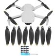 Hélices de rechange pour drone Mavic Mini - FYDUN - 8 pièces - Noir/argenté ou noir/doré-1
