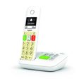 Téléphone Fixe GIGASET E290 A Blanc - Répondeur numérique intégré et touches larges pour un confort maximum-1