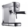 Machine à café expresso KITCHEN CHEF - 20 bars - Inox-1
