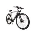Vélo électrique 28'' -  Velair - Shimano 6 vitesses - Freins à disques - Autonomie 40 km - Cadre aluminium - Argent-1
