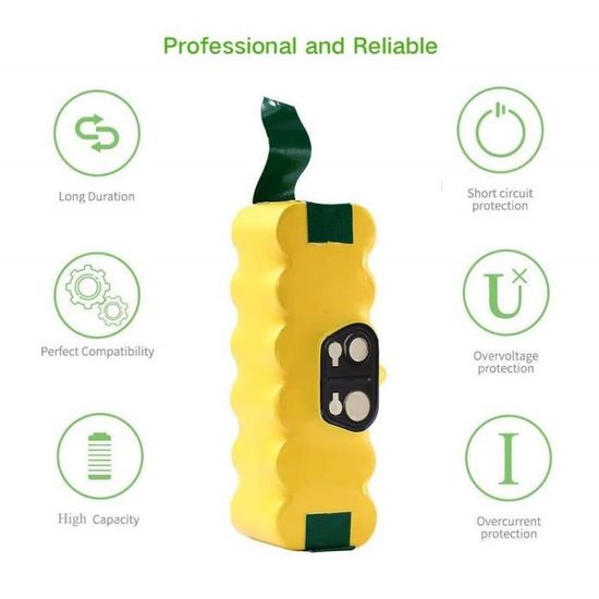 Batterie De Remplacement Power 4500 MAh 14,4 V - Compatible