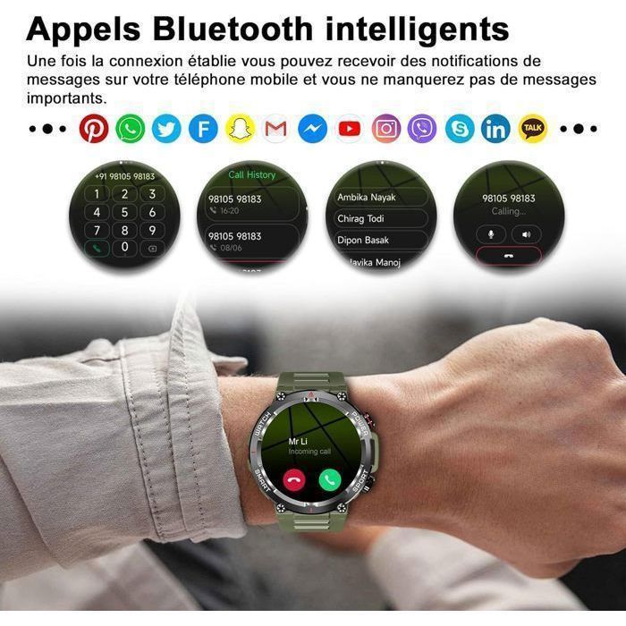 Blackview Montre Connectée Femme Smartwatch Sport Fréquence Cardiaque Blackview Montre Connectée Femme Smartwatch Sport Fréquence Cardiaque