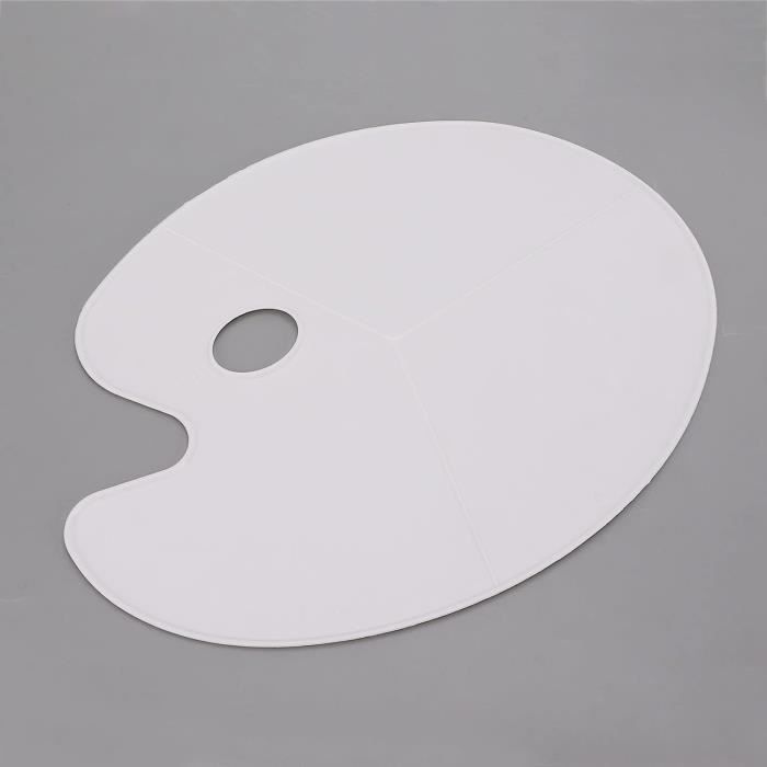 Palette De Peinture Ronde En Aluminium De 13,7 Cm À 6 Emplacements Pour