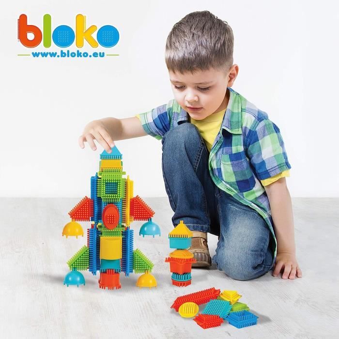 BLOKO – 503503 – Tube de 100 'BLOKO' – Dès 12 mois – Fabriqué en EUROPE –  Jouet de construction - Cdiscount Jeux - Jouets