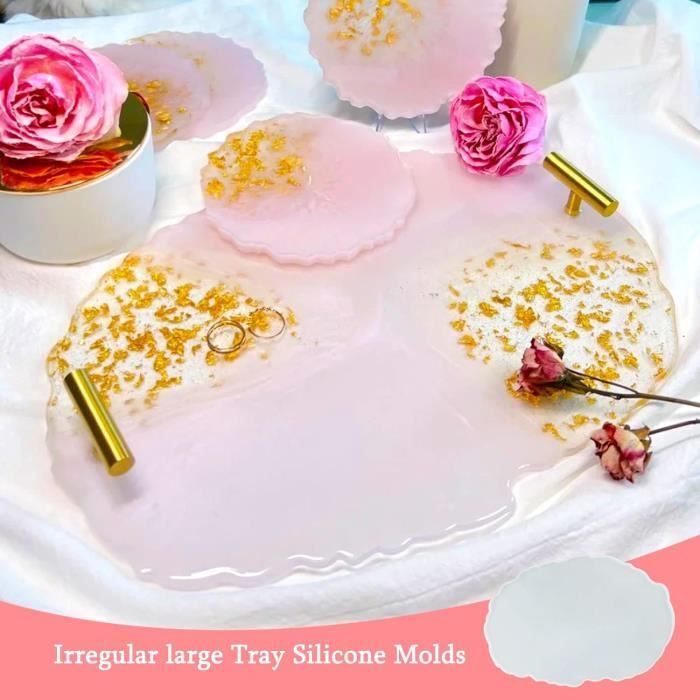 Plateau de moulage en silicone, moule en silicone, plateau en silicone avec rainures, plateau en