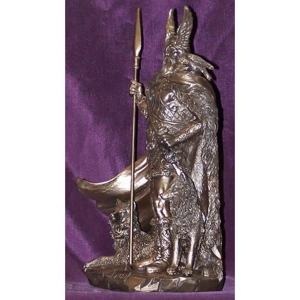 PLAQUE MÉTAL VINTAGE dieu viking 30 X 20 CM