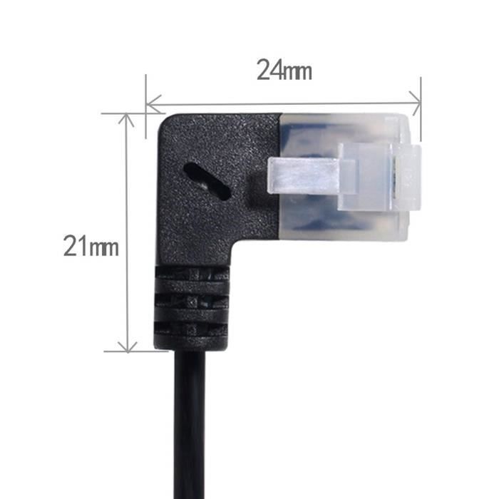 Câble Ethernet RJ45 Coudé 90° - Cat 5e STP - 50 Cm - Idéal Pour Espaces Restreints