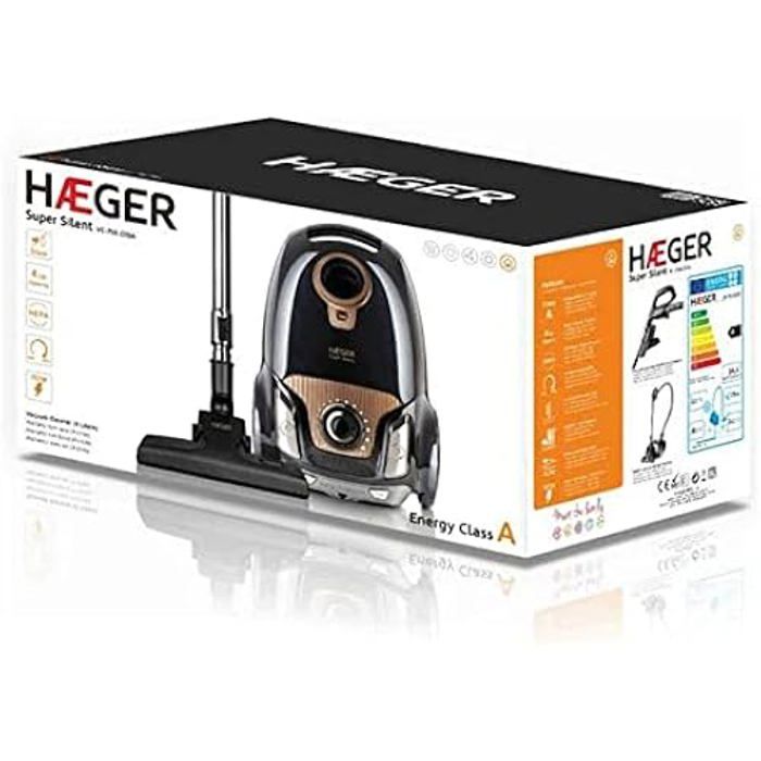 Aspirateur traîneau HAEGER Super silent 750W Sans sac Sec
