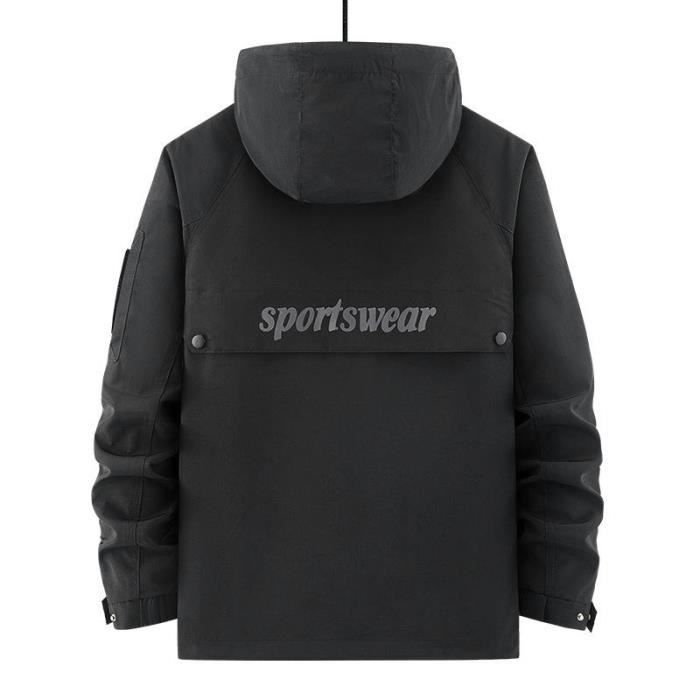 Sweat à Capuche Homme Zippé - Manches Longues, Poches - Polaire Doublée Pour L'hiver - Décontracté, Pour Tous Les Jours Et Extérieur