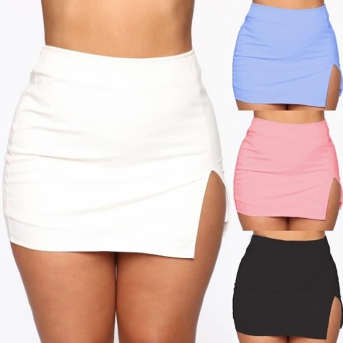 Mini jupe fendue sales