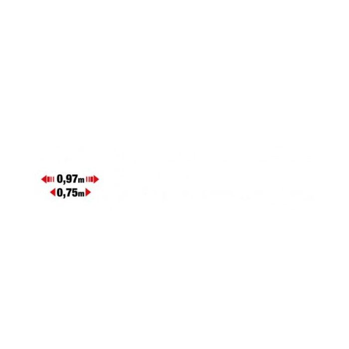 Fouet Télescopique PFIFF 005081 – Manche Caoutchouté, Blanc, Longueur 270/350 Cm, Léger Et Pratique