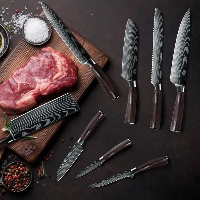 Set couteaux de cuisine - Cdiscount