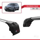accessorypart Compatible avec Volkswagen Tiguan (5N) 2007-2016 ACE-1 Barres de Toit Railing Porte-Bagages de Voiture Gris Aluminium 2 Barres