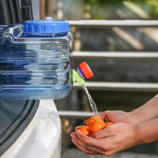 Réservoir Eau Camping-Car 50L Extérieur – Bidon Alimentaire PEHD Avec Robinet, Grande Capacité Pour Voyage, Jardinage