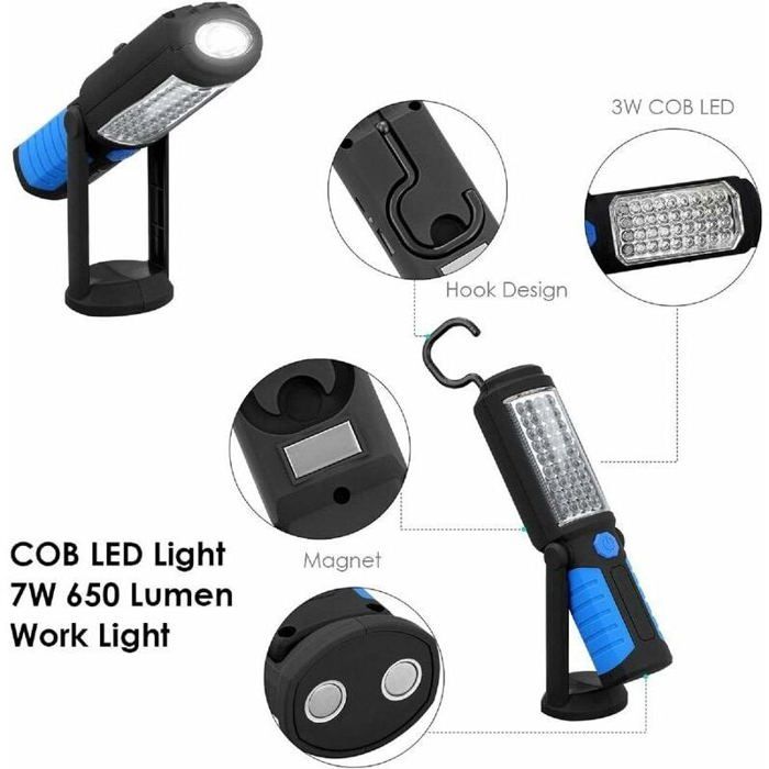 Mini Lampe De Travail COB 600 Lumens Rechargeable USB-C Klarus – Magnétique, Clip, Ultra Plate EDC