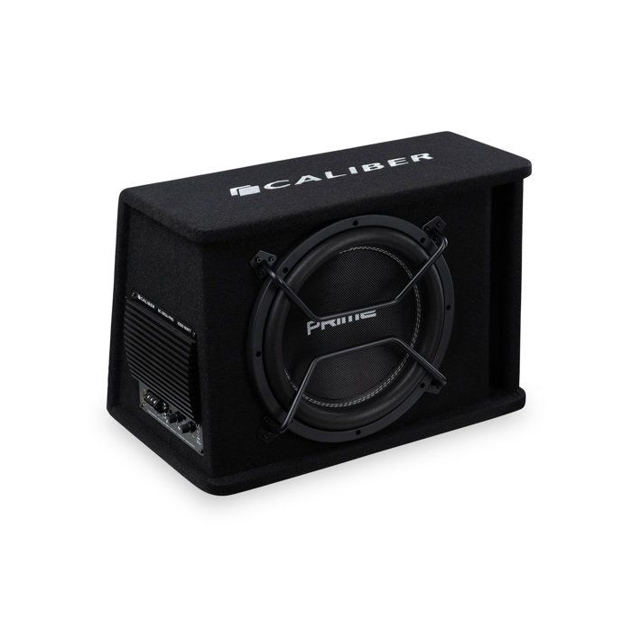 Caisson De Basse Actif Caliber BC112SA-PRO 12" - 200W RMS / 1000W Crête - Ampli Intégré - Pour Voiture - Noir