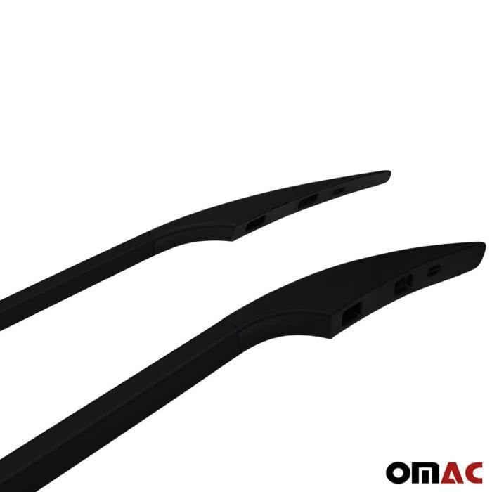 Barres De Toit Longitudinales OMAC Aluminium Pour Mercedes Vito W639 / W447 2003-2025 L1 – Gris, Charge 75 Kg