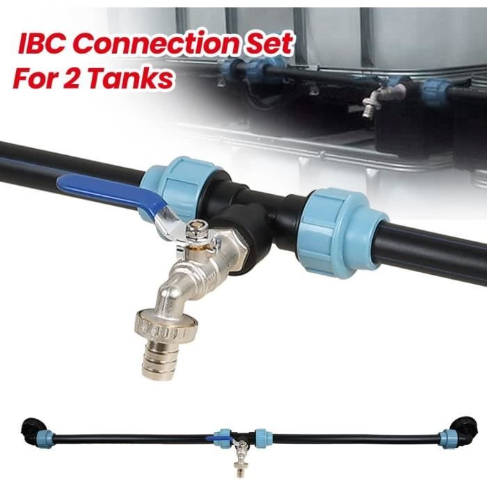 Adaptateur de réservoir IBC IBC - Adaptateur de vidange pour réservoir d'eau  - Raccord de Robinet S60X6