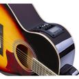 MAX Showkit - Guitare électro-acoustique - Sunburst, cordes en acier, ampli 40W, sac de transport, accordeur numérique-3