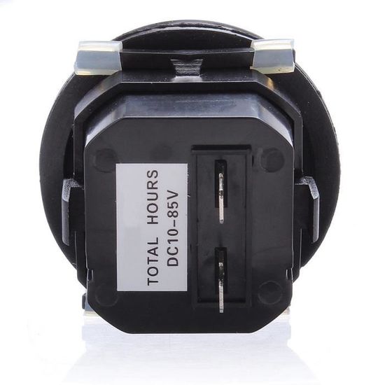 AC Rond pour Moteur de Bateau HU Jauge Compteur Horaire a Quartz 6V-80V DC V 