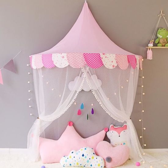 Chambre Enfant Enfants Tipi Tipi Tente Pour Enfants Auvent Rideaux Berceaux Bebe Cabane Fille Princesse Chalets Lit Type Wj3003p3 Achat Vente Tente Tunnel D Activite Cdiscount