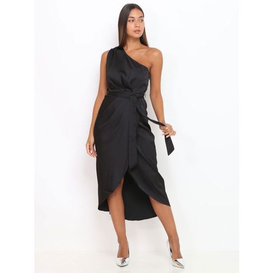 Robe noir asymétrique store