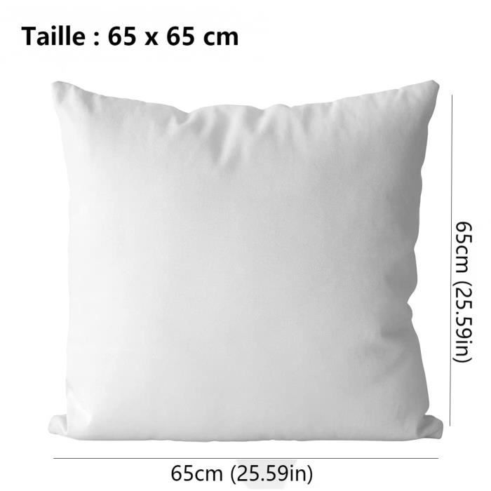 WEISHIWE Extérieur Housses de Coussin 65 x 65 cm Lot de 4 Housse Coussin Bohème Extérieur Imperméable Lin Coussins Canapé Carré Decoratif pour Chambre Canapé Chaise Lit Jardin Taies D'oreillers y-156